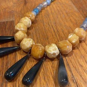 Anthropologie beaded statement necklace